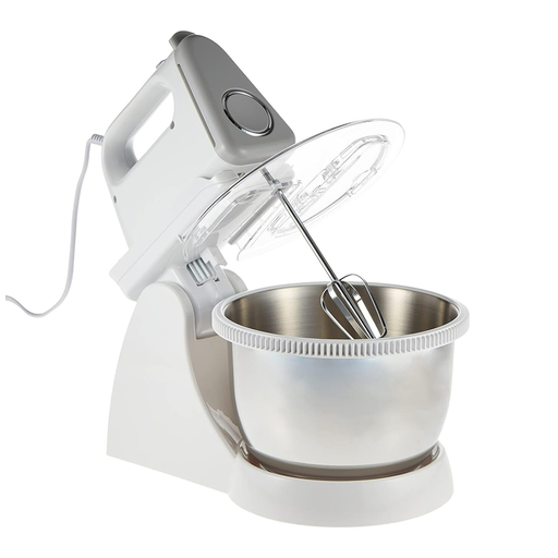 [EMSP21W3] EL. BATTEUSE AVEC BOL INOX 3L-5VITESSES + TURBO-250W SHARP. EMSP21W3