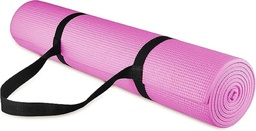 PVC Yoga Mat 1730X610X5MM Col Pink