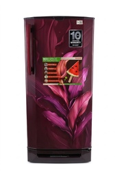 EL. REFRIGERATEUR 1 PORTE 235L-MOTIF FLORAL MARRON SHARP. SJGD235MF2
