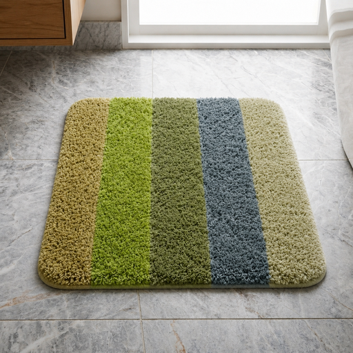 [GF 08/015/18] SHADED POLYMICON BATHMAT ITEM:9M2357 COL:GREEN 60X90