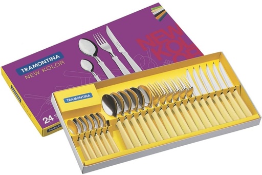 [23199/360] VR. TABLEWARE SET 24PCS NEW COLOR. 23199/360 TRAMONTINA
