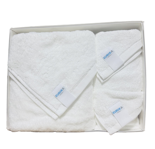 [TSWH GF 07/038/23] TOWEL SET COL WHITE