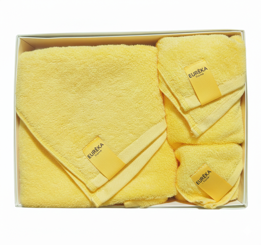 [TSY GF 07/038/23] TOWEL SET COL YELLOW