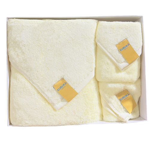 [TSLY GF 01/010/18] TSLY TOWEL SET LIGHT YELLOW