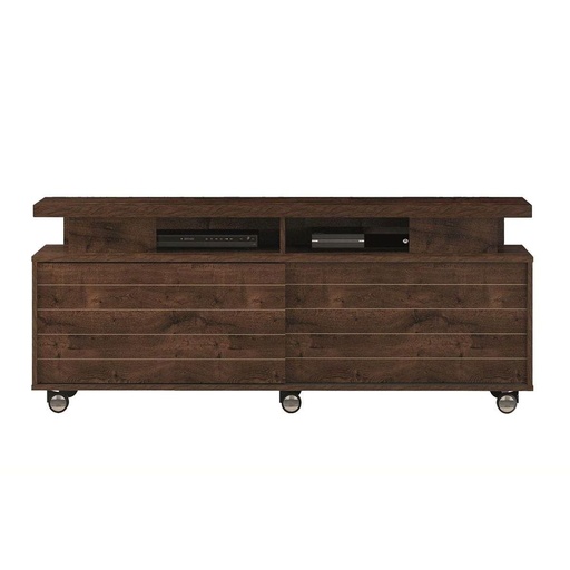 [18734108] TV STAND AGEO SEM ESPELHO RUSTICO MALBEC/RUSTICO MALBEC. 18734108 DJ MOVEIS
