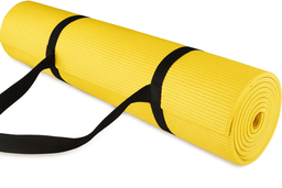 PVC Yoga Mat 1730X610X6MM Col Yellow