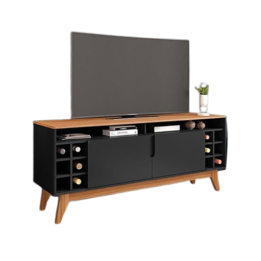 [11077576] MB. TV STAND WINE 1.35m BLACK NOCE CASA. 11077576