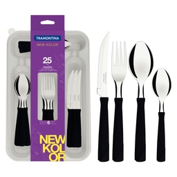 VR. 25PCS TABLEWARE SET NEW KOLOR TRAMONTINA 23198/075