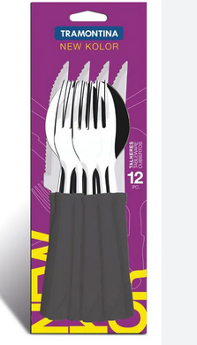 [23199/091] VR. 12PCS TABLEWARE SET NEW KOLOR TRAMONTINA 23199/091