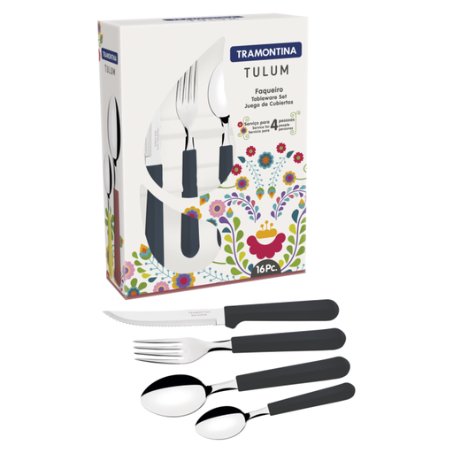 [23299/685] VR. 16PCS TABLEWARE SET TULUM TRAMONTINA 23299/685