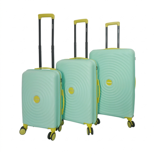 [LISBON] VL. VALISE HARD CASE- SERIE DE 03PCS (20"-24"-28") jaune crème/vert olive/grenat/cyan/vert sarcelle/gris/noir (07c) V-TRAVEL. LISBON