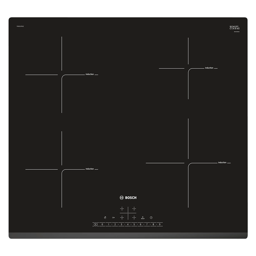 [PIE631FB1E] EL. TABLE INDUCTION 60CM 4F DS BISEAU AVANT PIE631FB1E BOSCH