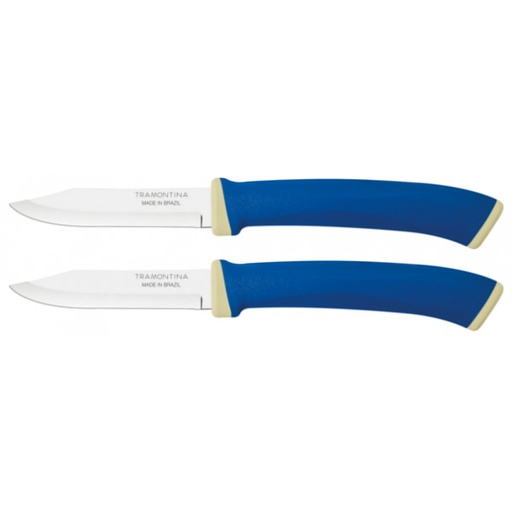 [23490/213] VR. 2 PCS VEGETABLE AND FRUIT KNIVES SE TRAMONTINA 23490/213