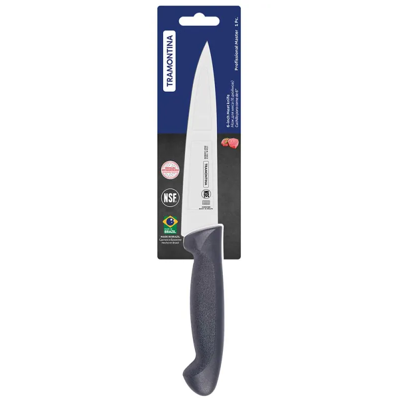 [24562/166] VR. 6 MEAT KNIFE PROFESSIONAL MASTER TRAMONTINA. 24562/166