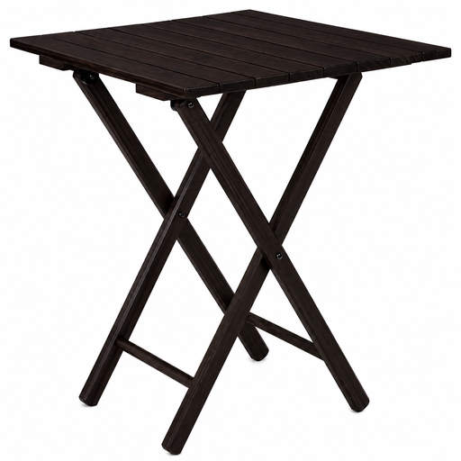 [14601/994] MB. LILLE TABLE 60X60X75 DRK BRWN MEUBLE TRAMONTINA 14601/994
