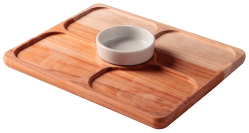[10239/705] VR. SNACK BOARD RECTANG 1 BOWL TRAMONTINA 10239/705