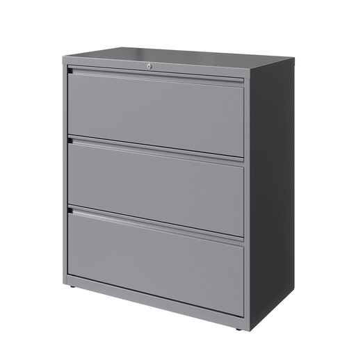 [ARK-FC08 DARK GREY] ARK-FC08 COMMODE 3 DRAWERS GREY ARKEMIX (copie)