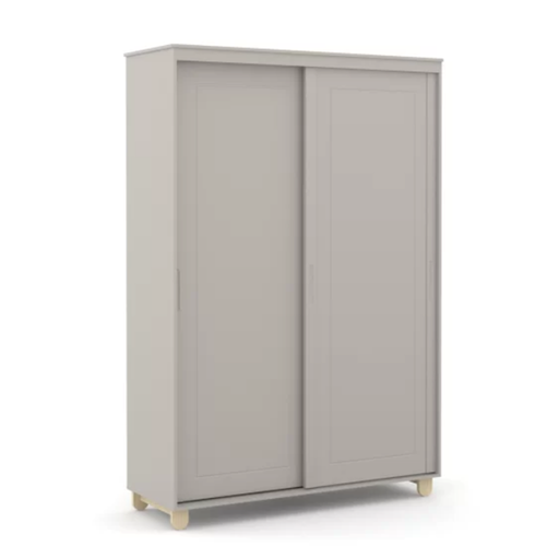 [71072] ROUPEIRO 2PTS CORRER ZUPY LAQUEADO CINZA/NATURAL MATIC. 71072