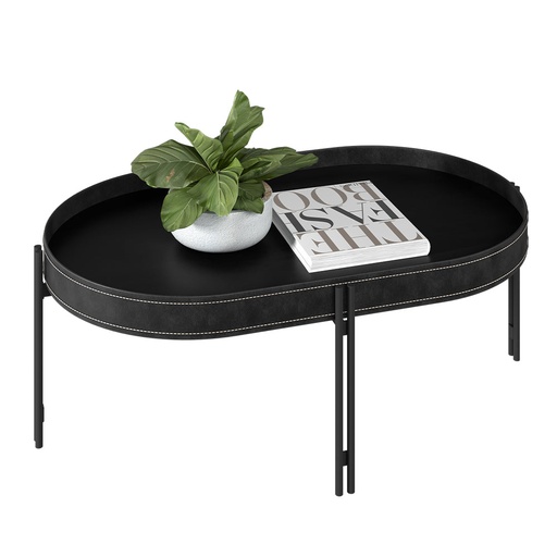 [810004014 207676] MB. CENTER TABLE MONACO BLACK TX LINEA