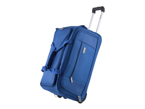[PALMER-28] SAC DE VOYAGE A ROULETTE 28" POIGNEE TELESCOPIQUE/PLIABLE/BANDOULIERE/MULTIPLES POCHES- NOIR/BLEU/GRIS PALMER-28