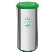 [94539/205] PB. SS TRASH BIN SWING PIEMONTE 40L GRE TRAMONTINA 94539/205