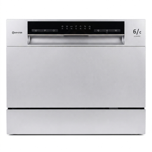 [KLV0649S3] KLV0649S3 LAVE VAISSELLE COMPACT 06 COUVERTS / A+ / 06 PROGRAMES - SILVER KRYSTER