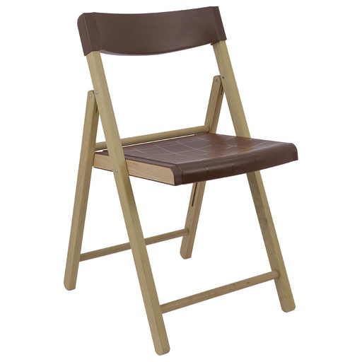 [13798/382] MB. FSC POTENZA FOLDING CHAIR -BROWN 13798/382 MEUBLE TRAMONTINA 