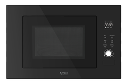 VPMOI252GBK MICRO ONCE ENCASTRABLE 25L - TOUCHE TACTILE - GRILL - NOIR - 850W/1000W BRAND VPRO FRANCE