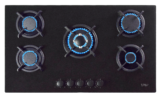 [VPPCG9050GBK] VPP9050GBK PLAQUE DE CUISSON ENCASTRABLE/A POSER - 05 FEUX - BLACK GLASS BRAND VPRO FRANCE