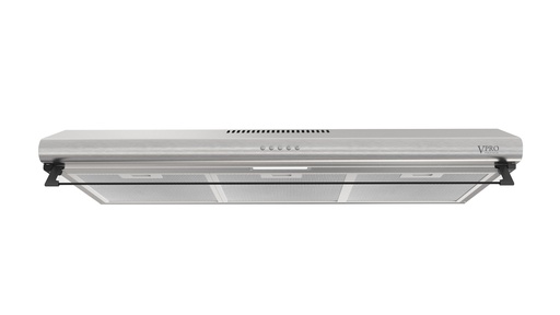 [VPHTE90IX] VPHTE90IX HOTTE ASPIRANTE 90CM INOX - 3 VITESSES - PUISSANCE 200M3/H - ECLAIRAGE LED -FILTRE CHARBON + MAILLE - 80W BRAND VPRO FRANCE