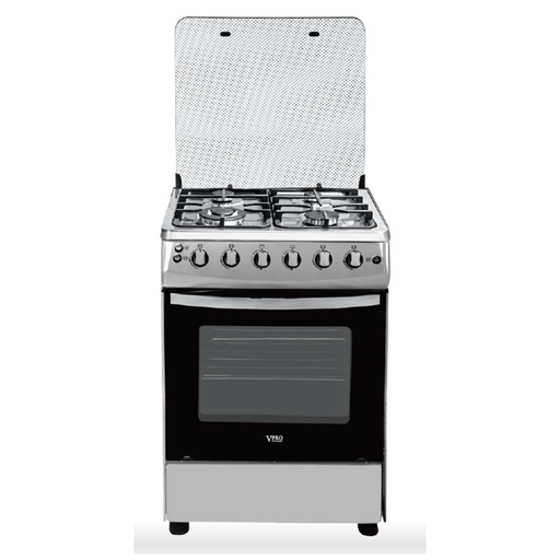 [VPCAG6640IX] VPCAG6640IX CUISINIERE A GAZ 04 FEUX - FOUR A GAZ 80L - SECURITE THERMOCOUPLE - ALLUMAGE PAR IMPULSION ELECTRIQUE - GRILL/ROTISSOIRE/ECLAIRAGE - INOX VPRO FRANCE