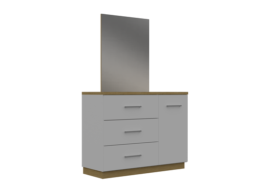 [SUN156CE-5] MB. SUN156CE-5 SUNRISE - COMMODE À 3 TIROIRS, 1 PORTE ET MIROIR PRIMAVERA 