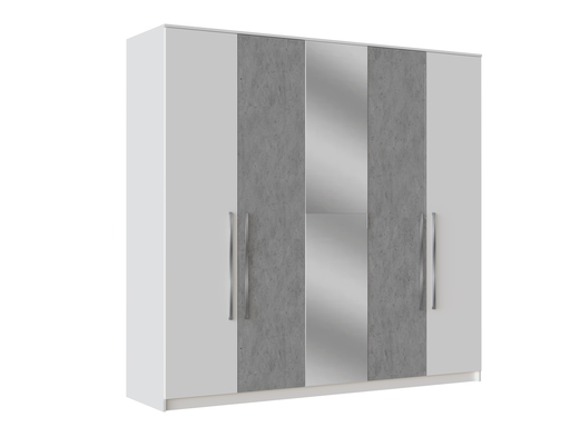 [VEN2150E] MB. VEN2150E HENRY - ARMOIRE 5 PORTES (SANS MIROIR NI PIEDS) PRIMAVERA (4COLIS)