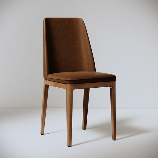 [00648] MB.00648 CADEIRA CITY FACTO MARROM/NATURE IMCAL