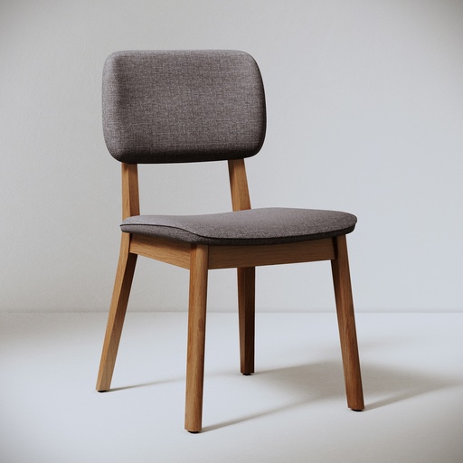 [00049] MB. 00049 CADEIRA CLASSIC LINHO CINZA CLARO/NATURE IMCAL