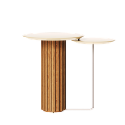 MB. 30000 MESA LATERAL DUPLA LIVING OFF WHITE -IMCAL