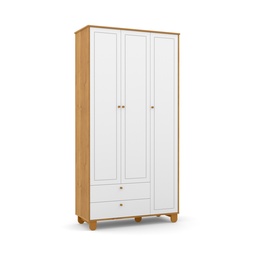 MB. 71268 ROUPEIRO 3 PTS ZUPY SM LAQUEADO FREIJO/BCO SOFT/ECO MATIC 