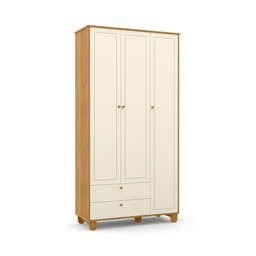 MB. 71269 ROUPEIRO 3 PTS ZUPY SM LAQUEADO FREIJO/OFF WHITE/ECO MATIC 