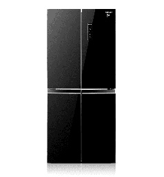 SJFH560BK3 REFRIGERATEUR 560L 04 PORTES - NO FROST - PLASMACLUSTER - ICE MAKER - INVERTER -BLACK GLASS DOOR SHARP