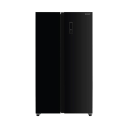 SJX815PBK3 REFRIGERATEUR SIDE BY SIDE 815L - NO FROST - PLASMACLUSTER - ICE MAKER - INVERTER - DARK SILVER STEEL DOOR SHARP REFRIGERATEUR SIDE BY SIDE 815L - NO FROST - PLASMACLUSTER - ICE MAKER - INVERTER - BLACK GLASS DOOR SHARP