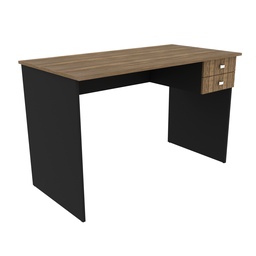 MB. ME4165 0002 OFFICE TABLE BLACK / WALNUT TECNOMOBILI