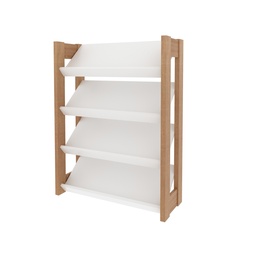 MB. AZ1025 0003 SHOE RACK WHITE/ALMOND TECNOMOBILI 